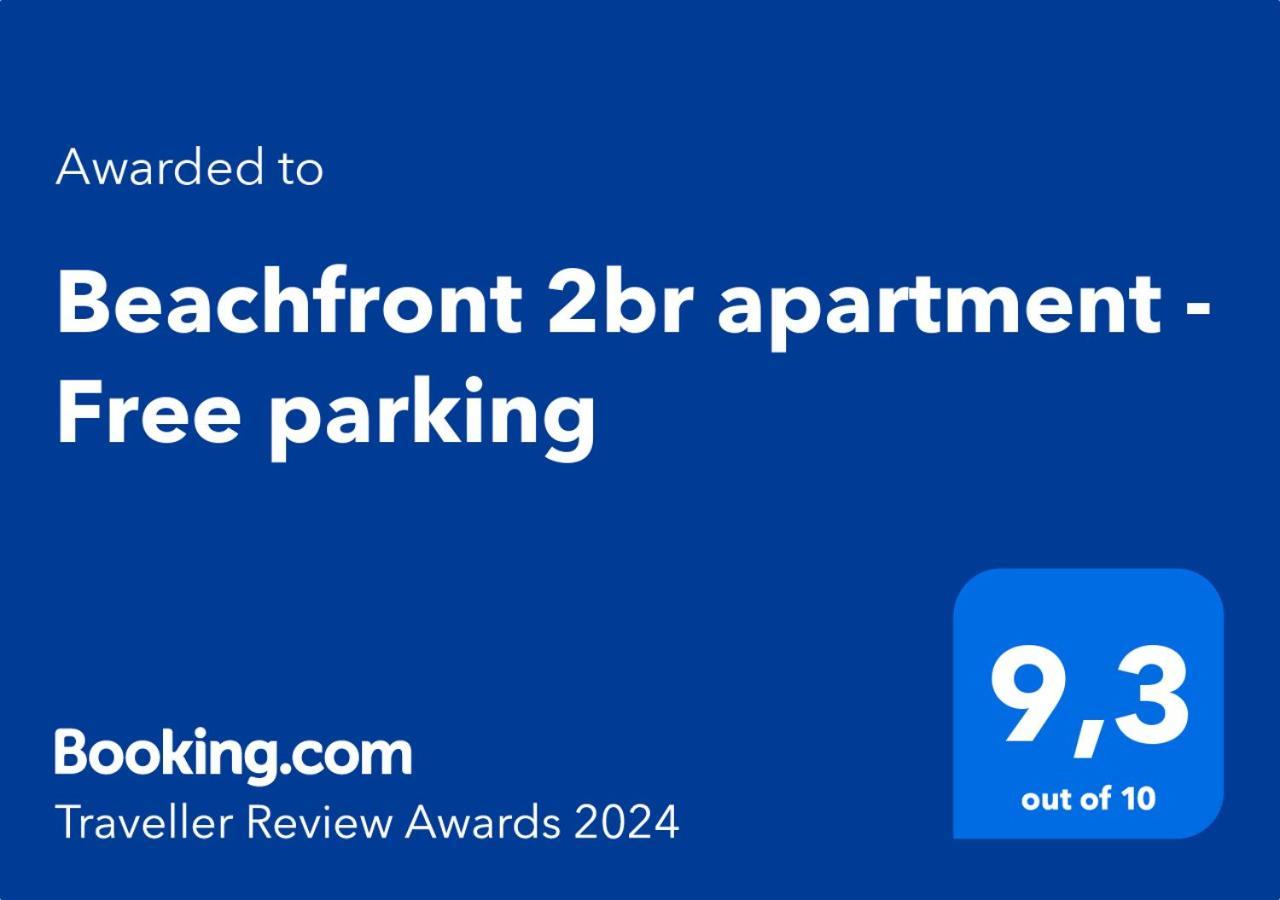 Beachfront 2Br Apartment - Free Parking Livadi  Eksteriør bilde
